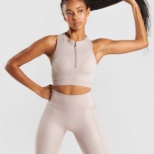 Gymshark Speed Up Sports Bra - Tan
